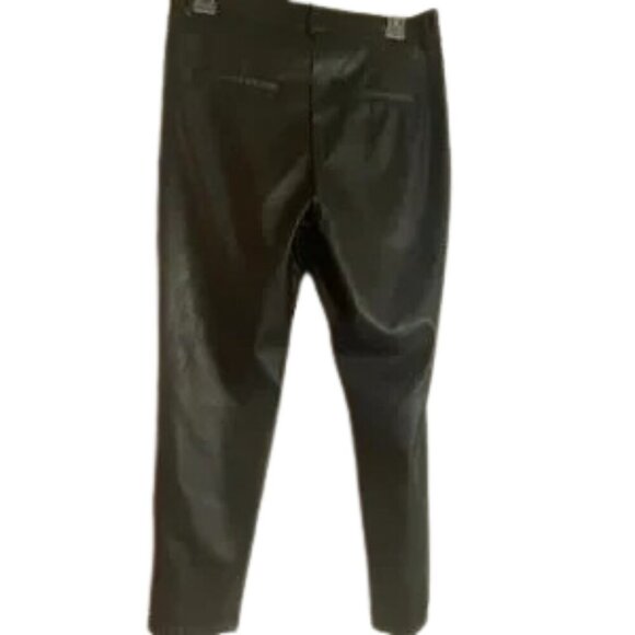 Ladies Black Joe Benbasset Faux Leather Fashion Pants Size Medium - Picture 5 of 6